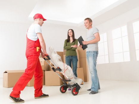 Happy clients enjoying a hassle-free move in Surrey